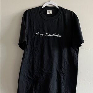 Comfort Colors Black Move Mountains Tee